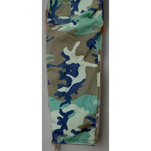 Vintage Military BDU Pants Woodland Camo Men’s Medium 35x32 Cargo Army Style - Picture 8 of 11